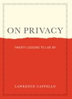 On Privacy